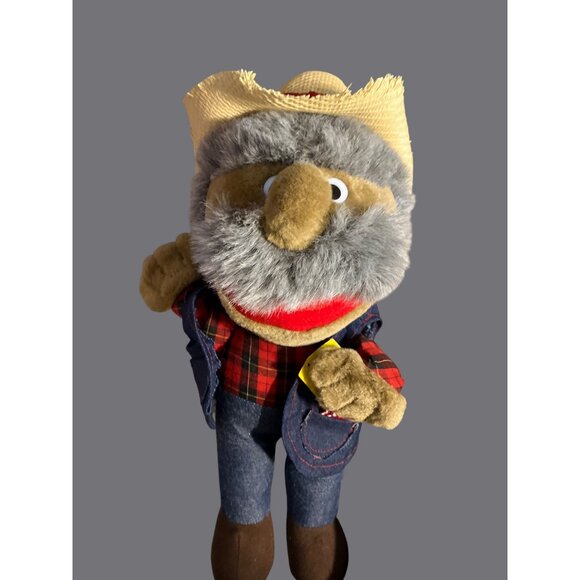 ShotGun Red Plush Doll Grandpa Cowboy Hee Haw Nashville Signed Collectible - Picture 1 of 16